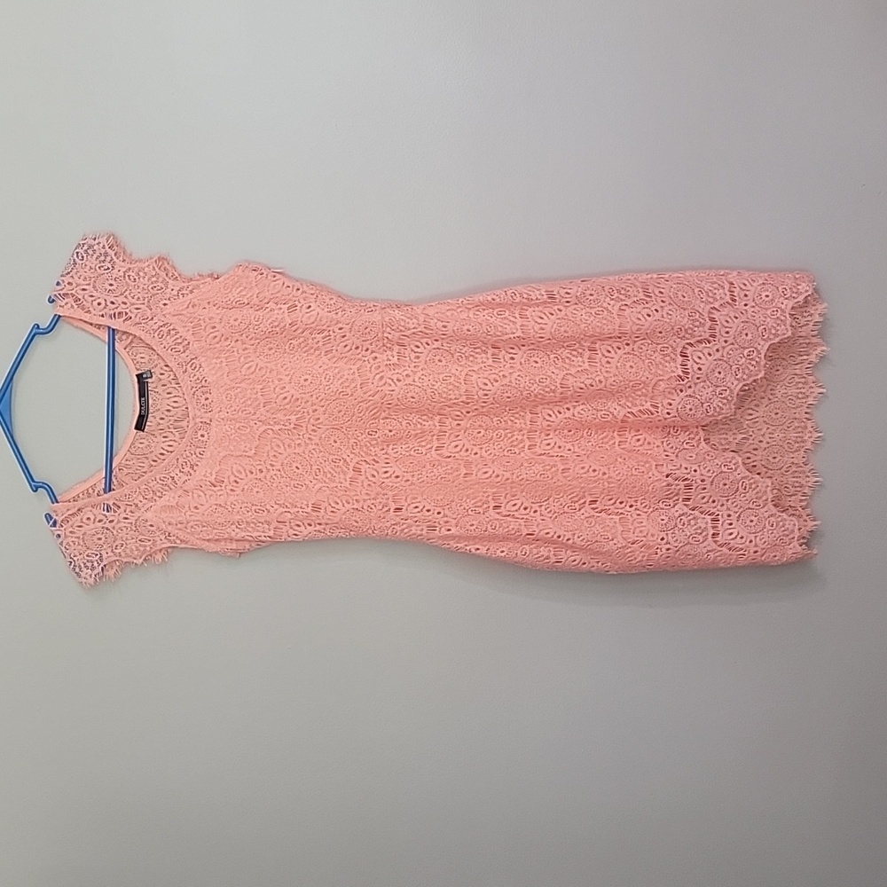 Dulcie Melon Orange Cut Out High Low Dress Size S
